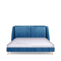 Brent Pinewood Foam Rubber Double Bed